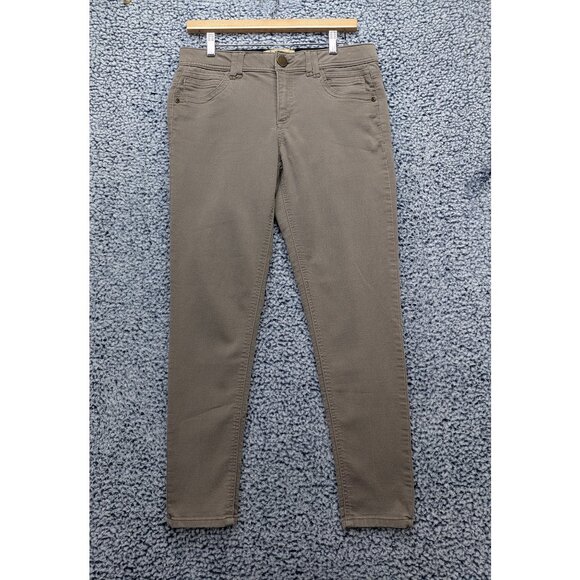 Democracy Skinny Crop Jeans Womens 8 Ab Technology Stretch Casual Light Brown - Picture 1 of 11